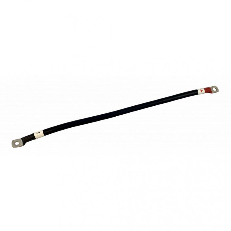 Batterikabel 35mm2 med 8mm øyer - PLUSS/MINUS