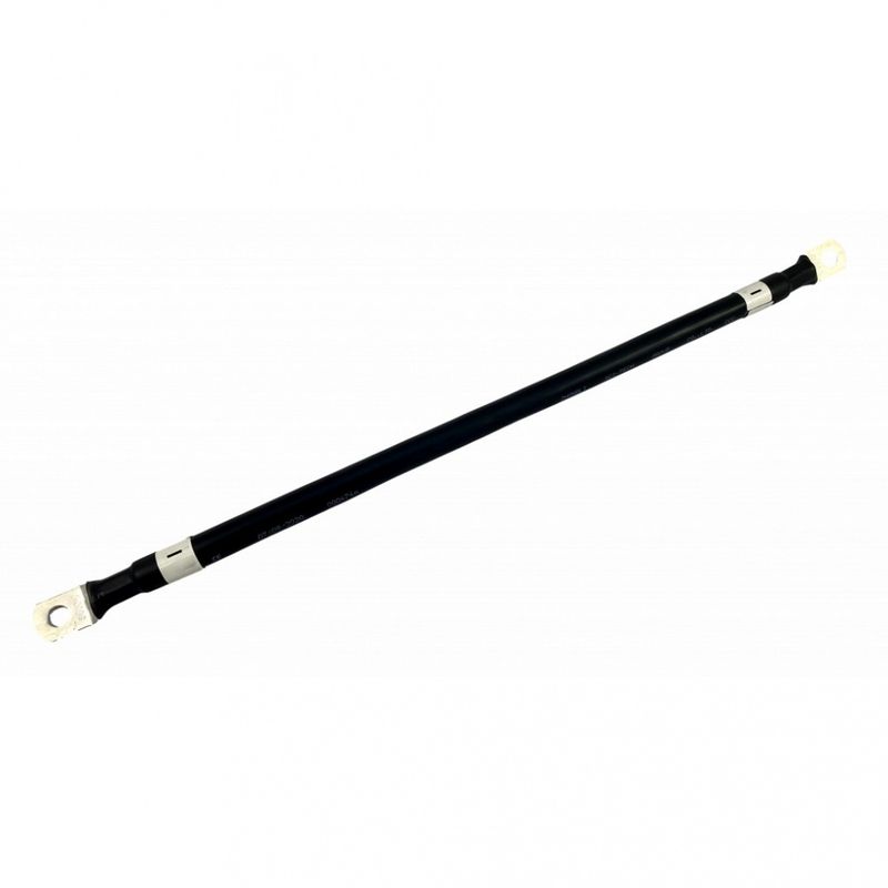 Batterikabel 50mm2 med 8mm øyer 40cm - MINUS