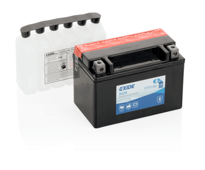 Hovedbilde 4595 EXIDE MC ETX9-BS 12V 8AH