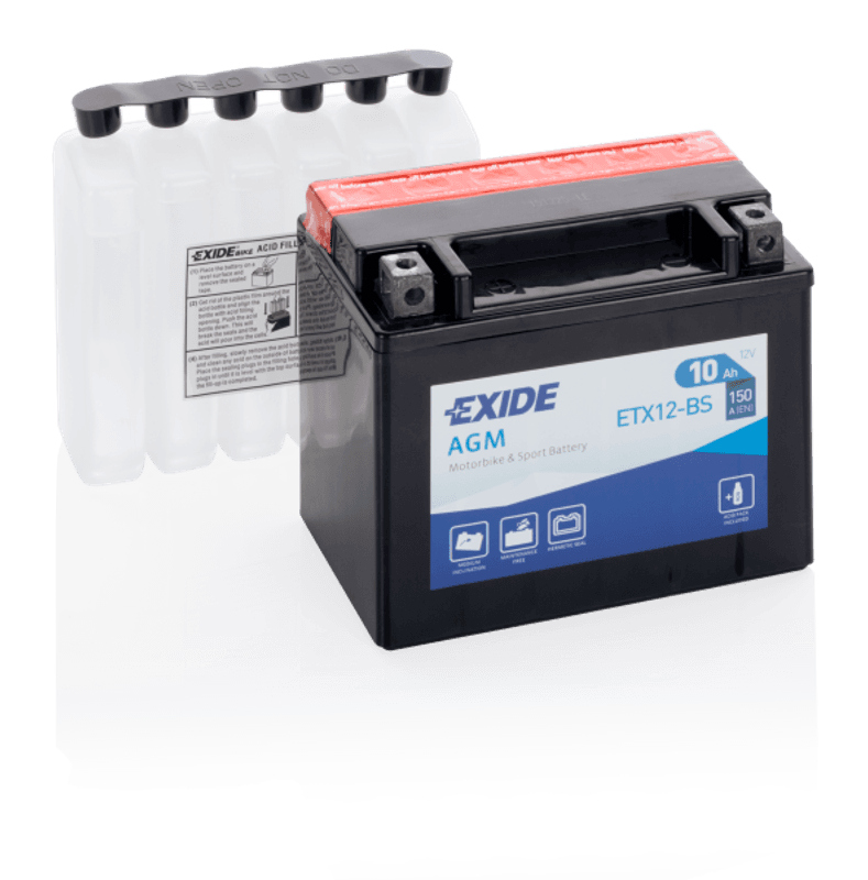 4596 EXIDE MC ETX12-BS 12V 10AH