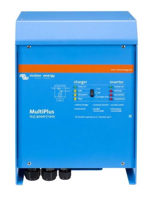 Hovedbilde VICTRON MultiPlus C12/3000/120-16 kombi inverter og lader