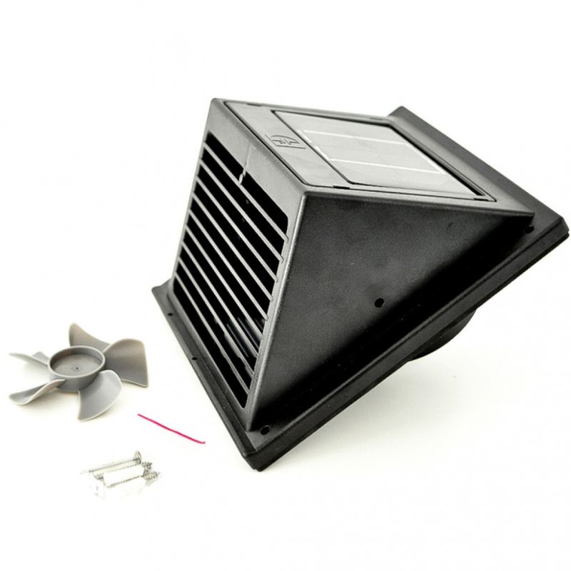 WATTSTUNDE Solventilator Veggmodell Svart