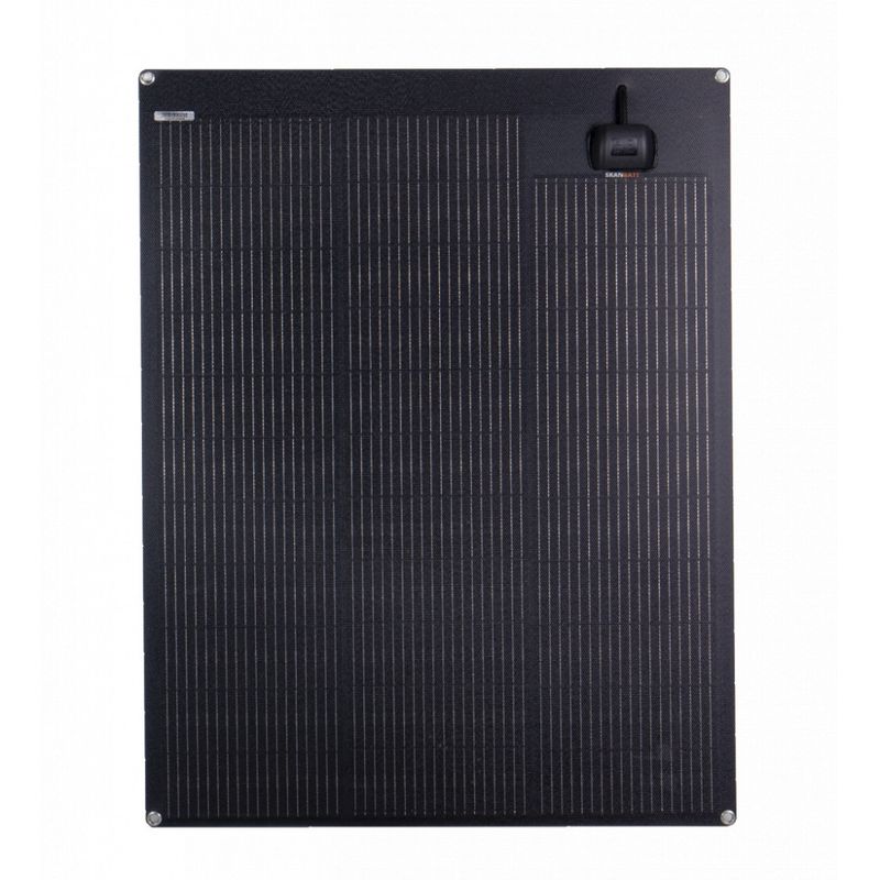 SKANBATT Fleksibelt Solcellepanel 100W - ETFE - 860x670x3mm