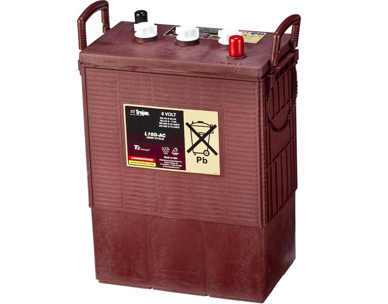 TROJAN Deep Cycle Traksjonsbatteri 6V 390AH (313x174x417mm) +dia