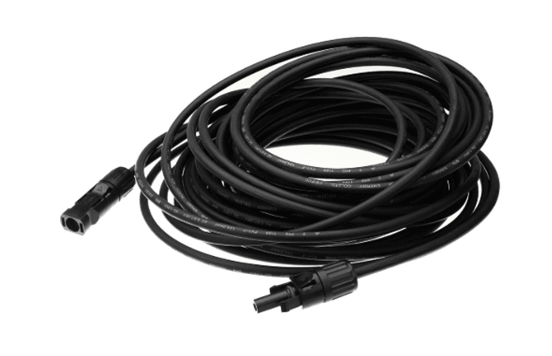 PV Kabel 2x10mm2 10mtr med MC4 kontakter