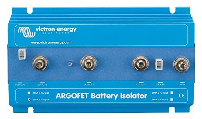 Hovedbilde VICTRON Argofet 100-3 Skillerele 100A til 3-batterier