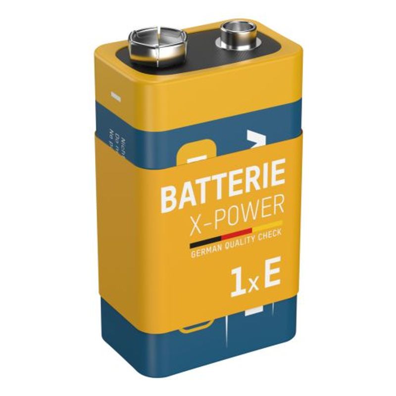 X-Power Alkaline Batteriblokk E   9V/ 6LR61 1pk
