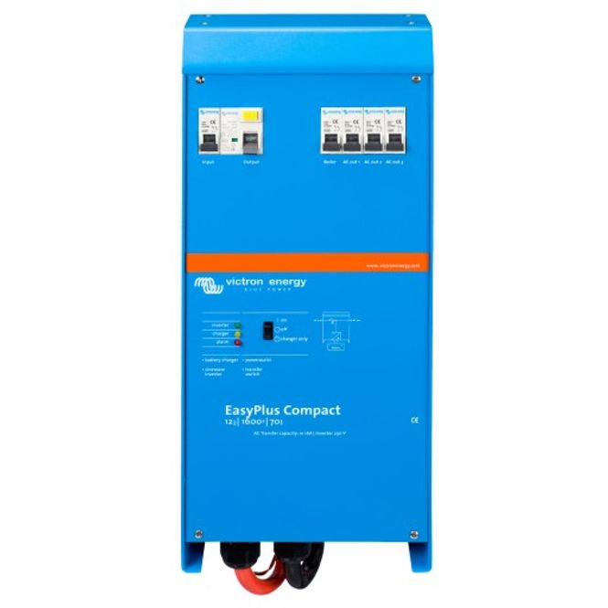 Hovedbilde VICTRON EasyPlus C12/1600/70 kombi inverter og lader