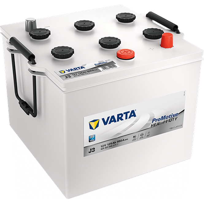 Hovedbilde VARTA Batteri 12V 125AH 950CCA (286x269x210/230mm) J3 + diagonalt J3