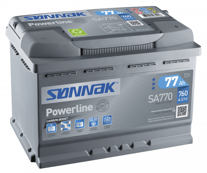 SA770 SØNNAK POWERLINE 77AH