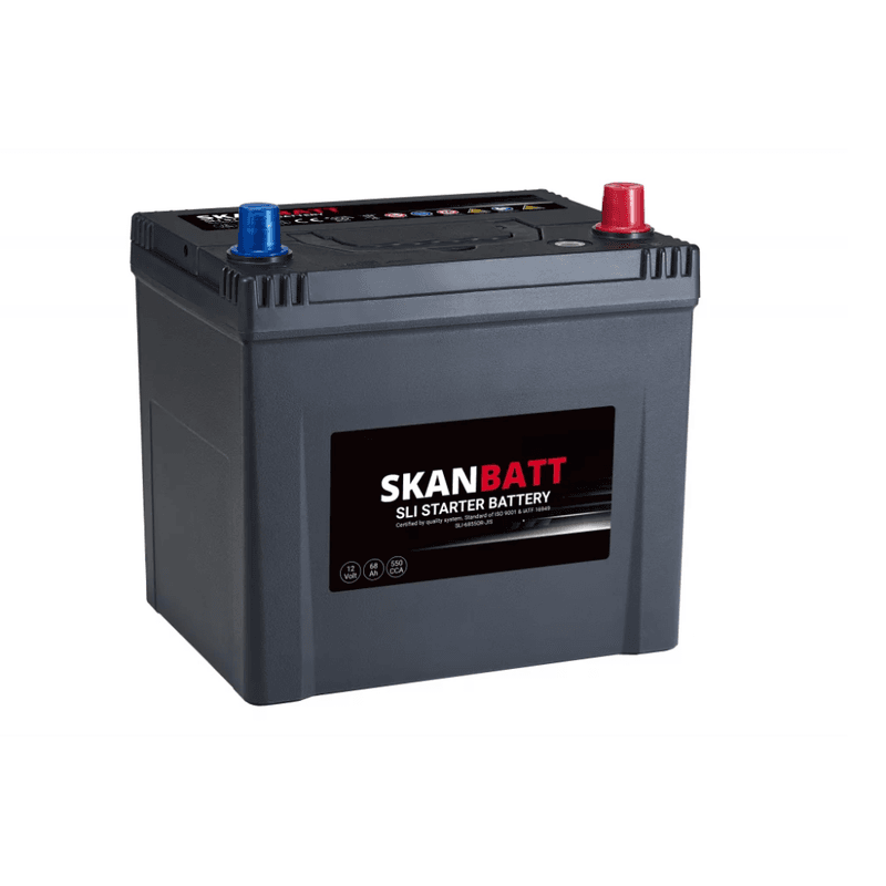 SKANBATT SLI Startbatteri 12V 68AH 550CCA (232x173x225mm) +R