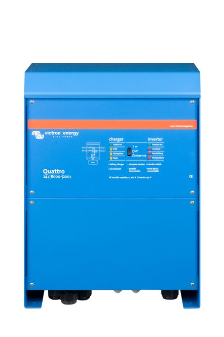 Hovedbilde VICTRON Quattro 24/8000/200-100/100 Kombinert Batterilader og In