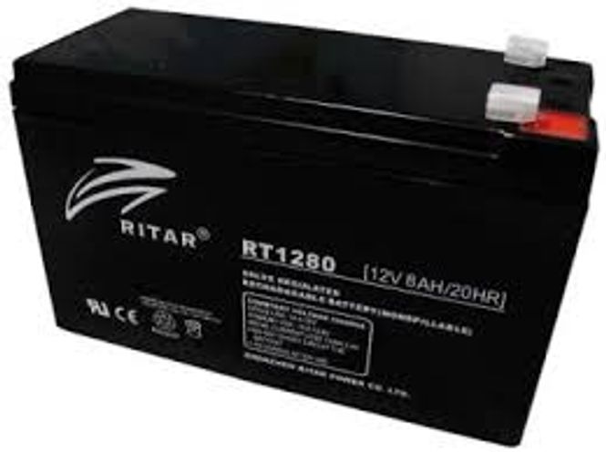 Hovedbilde RITAR AGM Batteri 12V 8AH (151x65x94mm) F1
