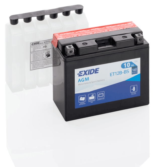Hovedbilde 4906 EXIDE MC ET12B-BS 12V 10AH