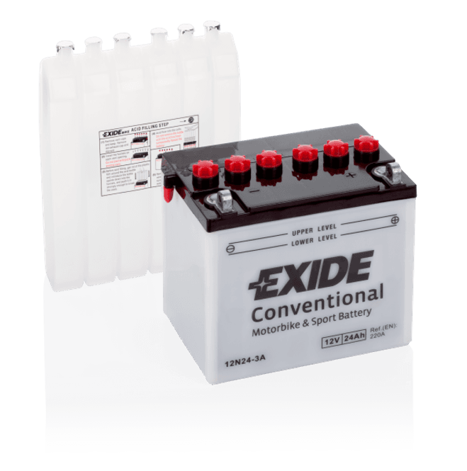 Hovedbilde 4501 EXIDE MC 12N24-3A  24AH