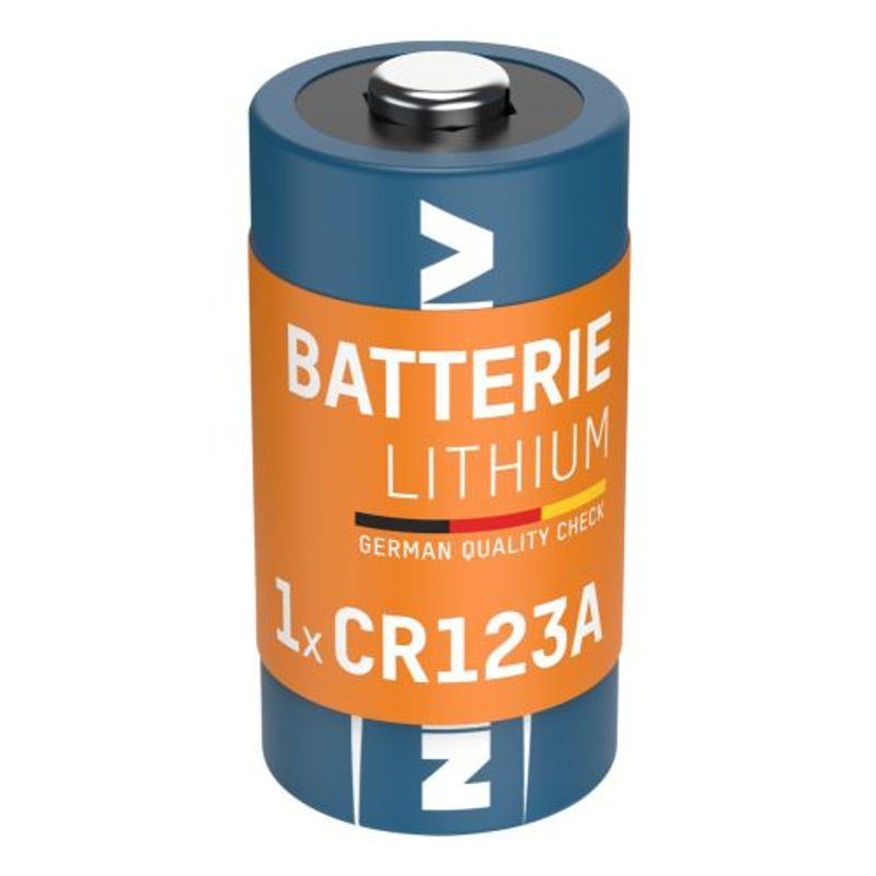 Litiumbatteri CR123A / CR17335 1 blemme