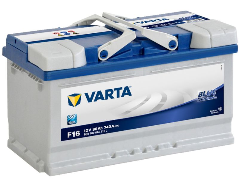 VARTA F16 Blue Dynamic Batteri 12V 80AH 740CCA (315x175x190/190)