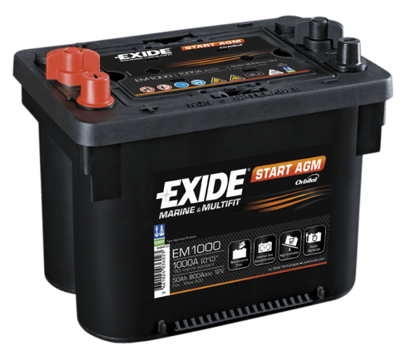 EM1000 EXIDE START AGM