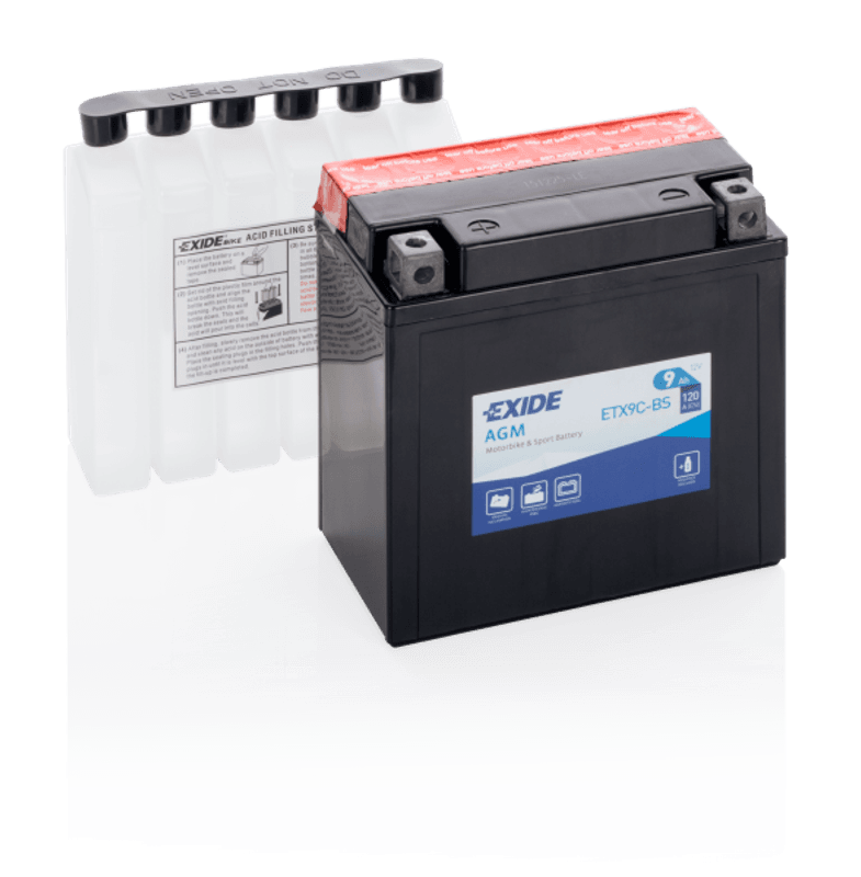 4962 EXIDE MC ETX9C-BS 12V 9AH