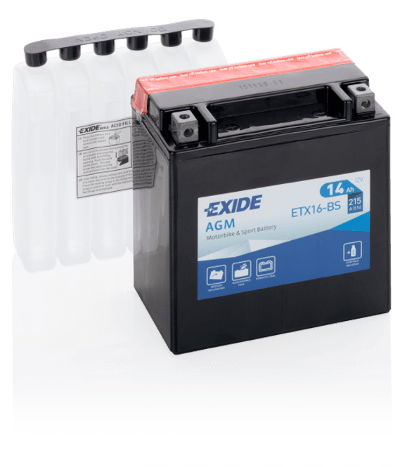 Hovedbilde 4974 EXIDE MC ETX16-BS 12V 14AH