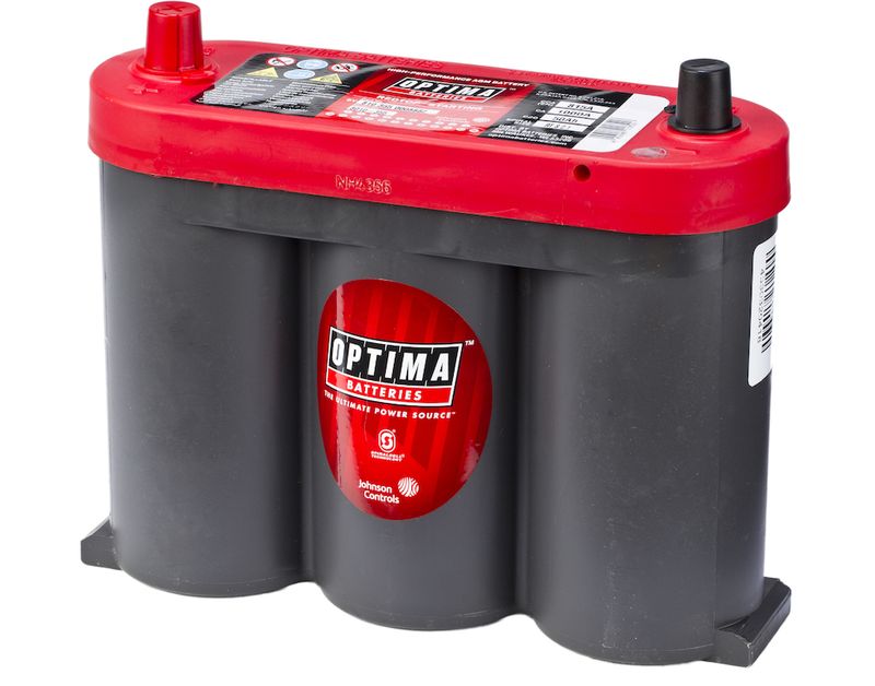 Red Top 6V 50AH 815CCA (254x83x200mm) +Midtstilt pol