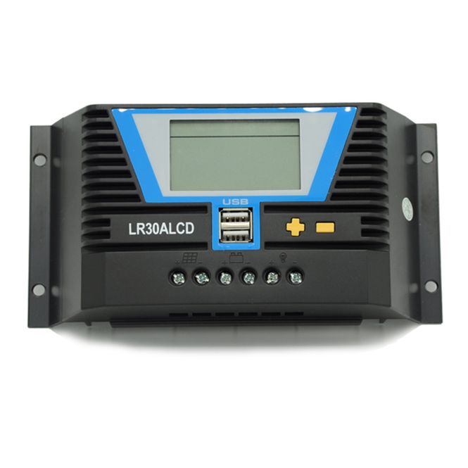 Hovedbilde WATTSTUNDE Solcelleregulator PWM 30A 12V/24V