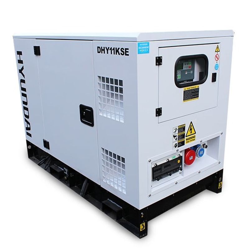 HYUNDAI DHY11KSEm Diesel strømaggregat 11kva 230V 1 fas