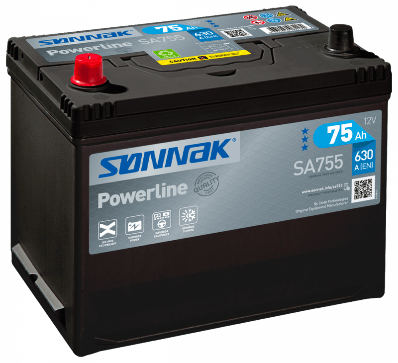 SA755 SØNNAK POWERLINE 75AH