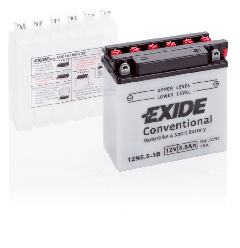 4559 EXIDE MC 12N5,5-3B
