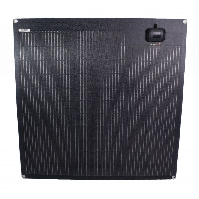 Hovedbilde SKANBATT Fleksibelt Solcellepanel 75W - ETFE - 670x670x3mm