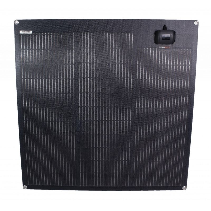 SKANBATT Fleksibelt Solcellepanel 75W - ETFE - 670x670x3mm