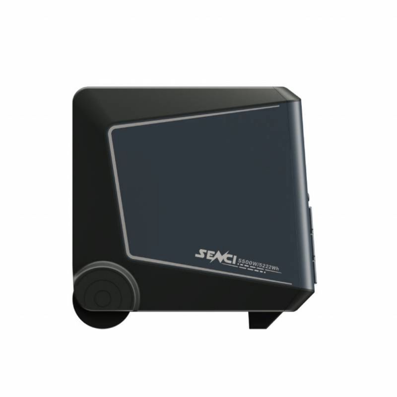 SENCI Lithium LPS 5376Wh Power Station med 5500W (11000W) sinus inverter