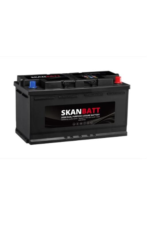 SKANBATT AGM Dual Purpose 12V 95AH 850CCA/970CA (353x175x190mm) +H