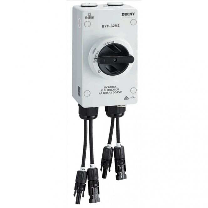 Hovedbilde DC Isolasjonsbryter 1000VDC 32A med MC4-koblinger