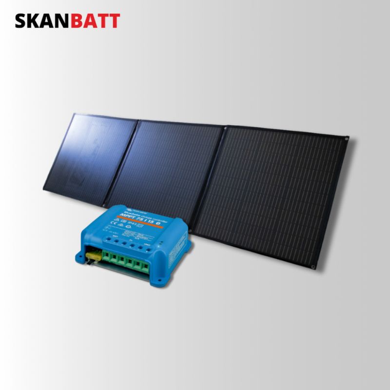 BÅT - Solcellepakke - 180W Sammenleggbart - Victron MPPT 15A