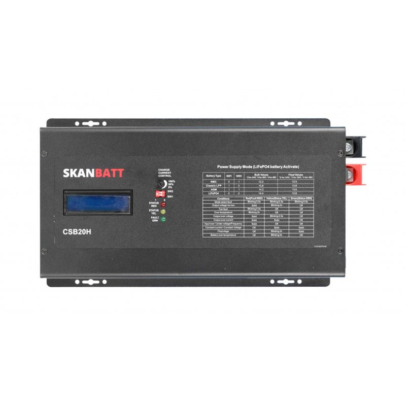 SKANBATT Batterilader 12/24V 2kW / 150A