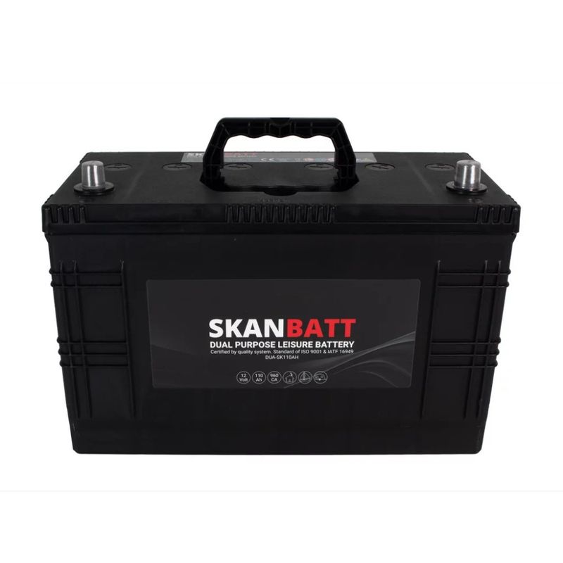 SKANBATT Dual Purpose 12V 110AH 960CA (352x175x227mm) +R