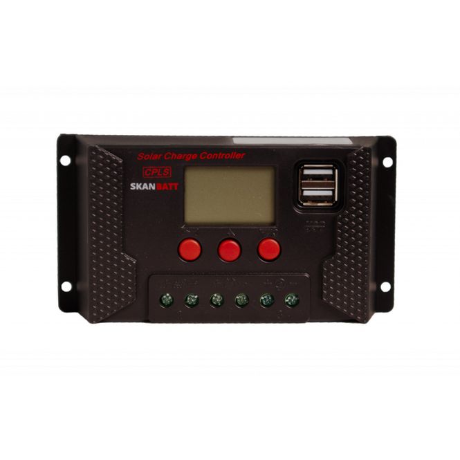 Hovedbilde SKANBATT Solcelleregulator PWM 12/24V 20A (SCK20DU)