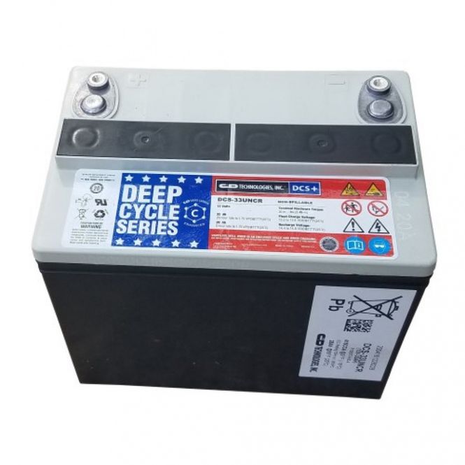 Hovedbilde AGM Deep Cycle batteri 12V 33Ah til Tesla ( Model S )