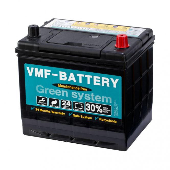 Hovedbilde VMF Startbatteri 12V 60AH 480CCA (230x172x200/220) +høyre B1