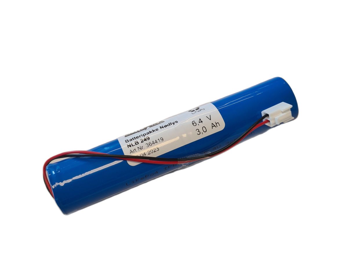 NLB 249 6,4V-3,2Ah-S-Plugg 13 