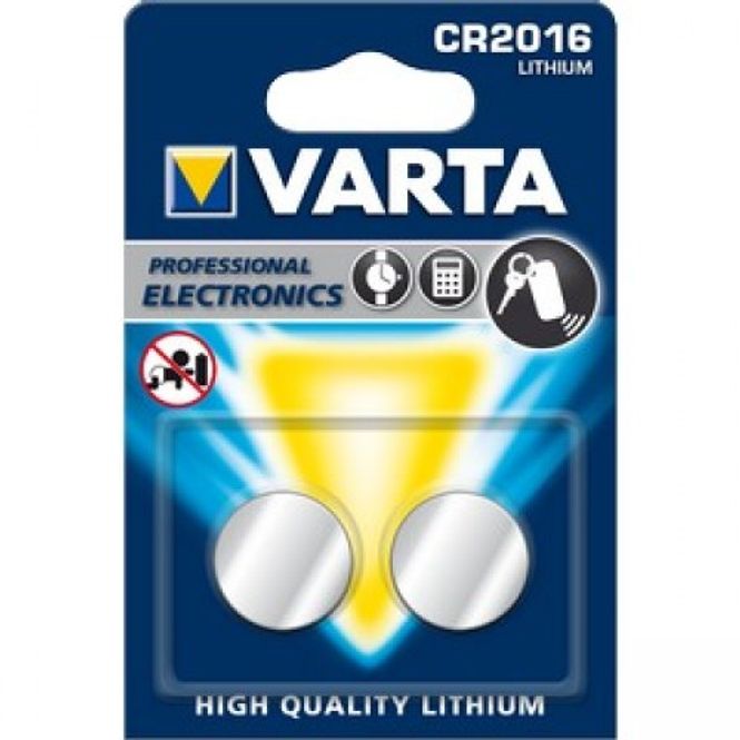 Hovedbilde VARTA Lithium CR2016 3V 2-Pakning