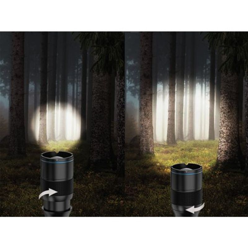 LED-lommelykt Adventure TA300BF batteridrevet