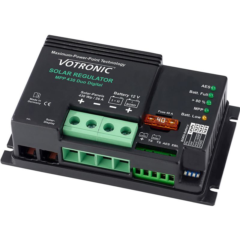 VOTRONIC MPP430 Duo Rig Solcelleregulator 31,5A - 2 kanaler - MP