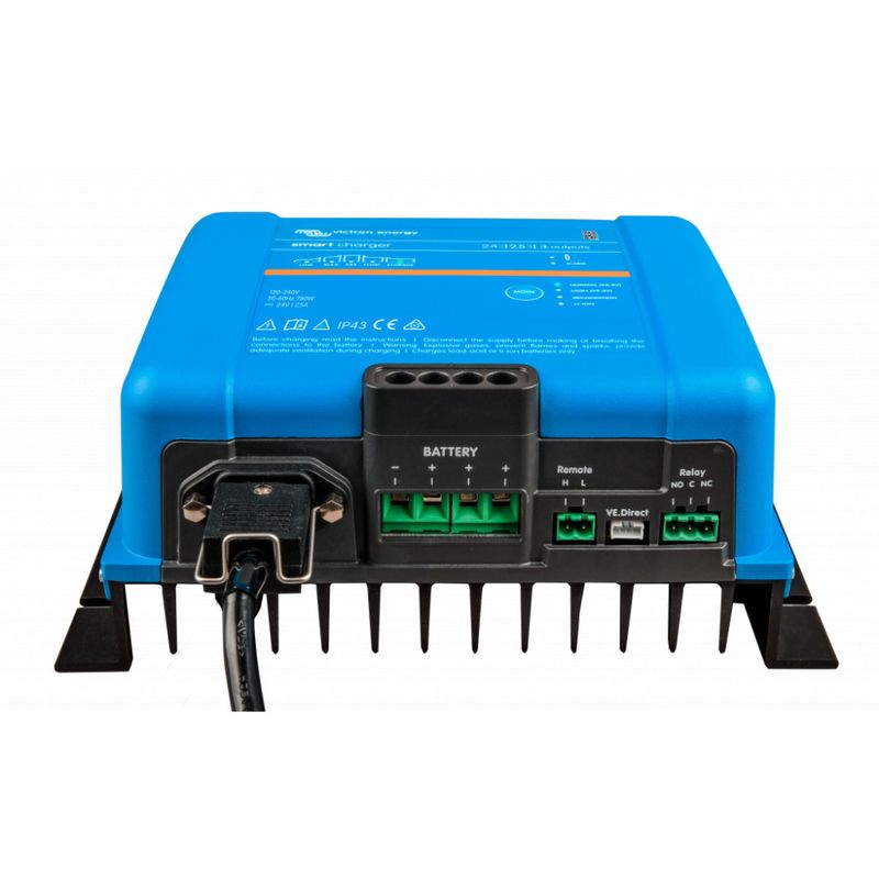 VICTRON Phoenix Smart IP43 Batterilader 24V 25A 3-kanaler 120-240V