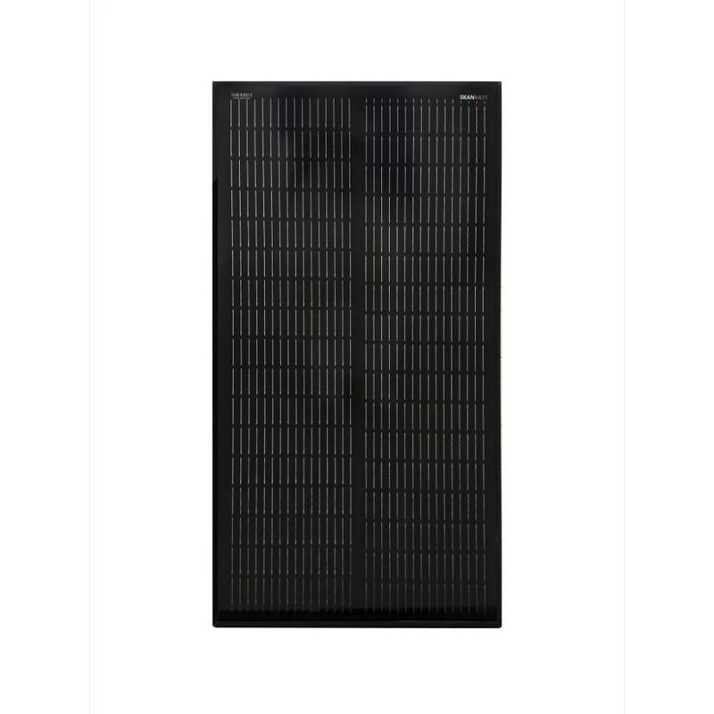 SKANBATT Solcellepanel 55W - TOPCON - All Black - 700x395x25mm