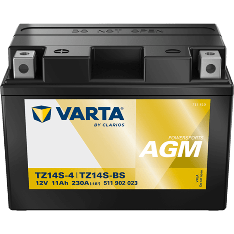  VARTA TTZ14S-BS AGM MC Batteri 12V 11AH 230CCA (150x87x110mm) +