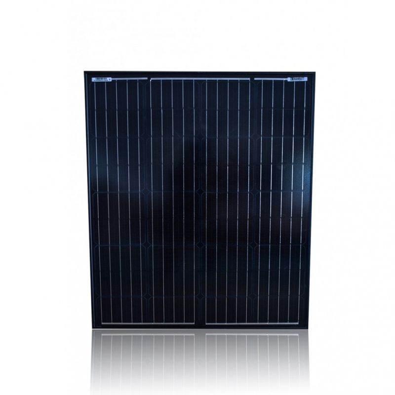 80W SKANBATT Solcellepanel Mono 80W Sort
