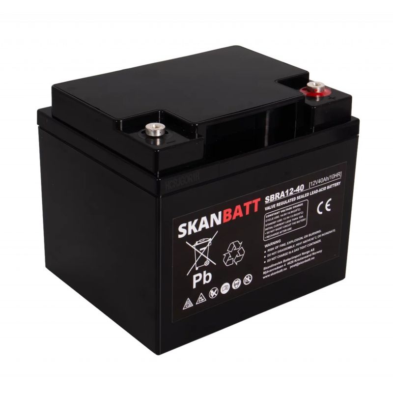 RITAR AGM Batteri RA12-40 12V 40AH