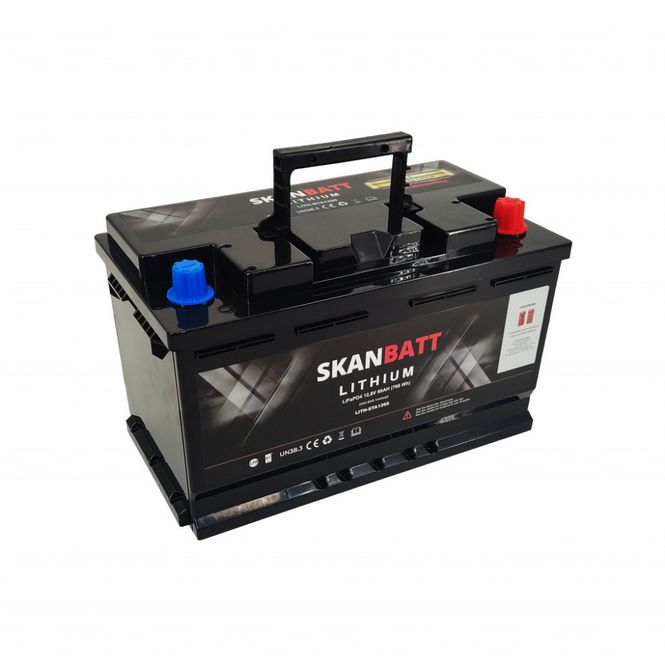 Hovedbilde SKANBATT Lithium Start- og forbruksbatteri 12V 60Ah 900CA